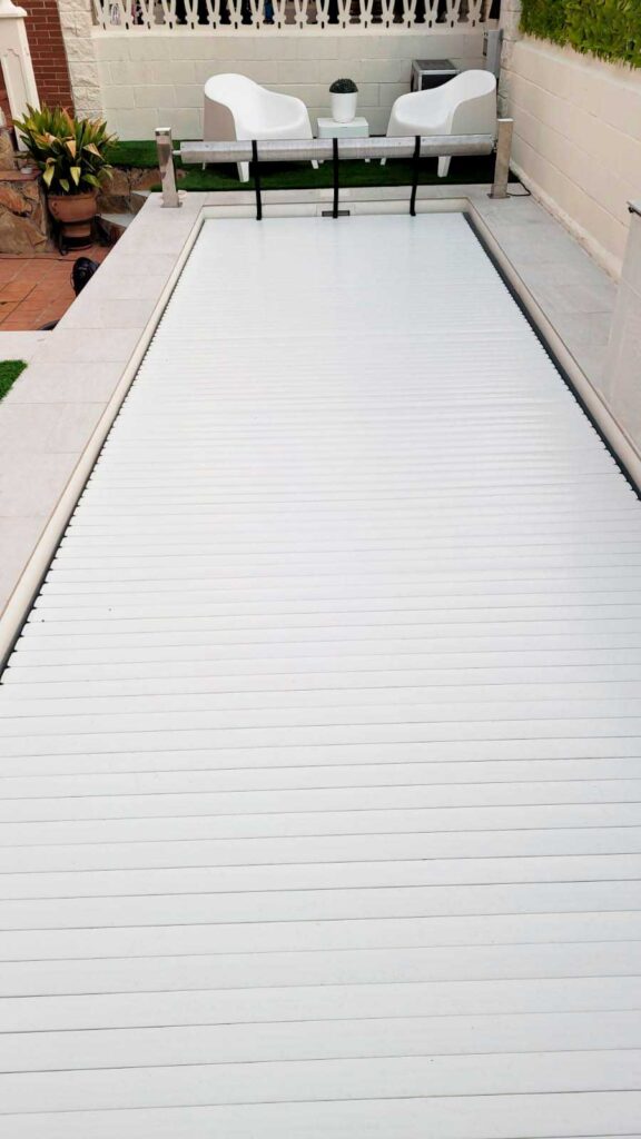 Cobertor de piscina de lamas PVC