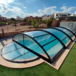 Cubierta de piscina telescópica Rita