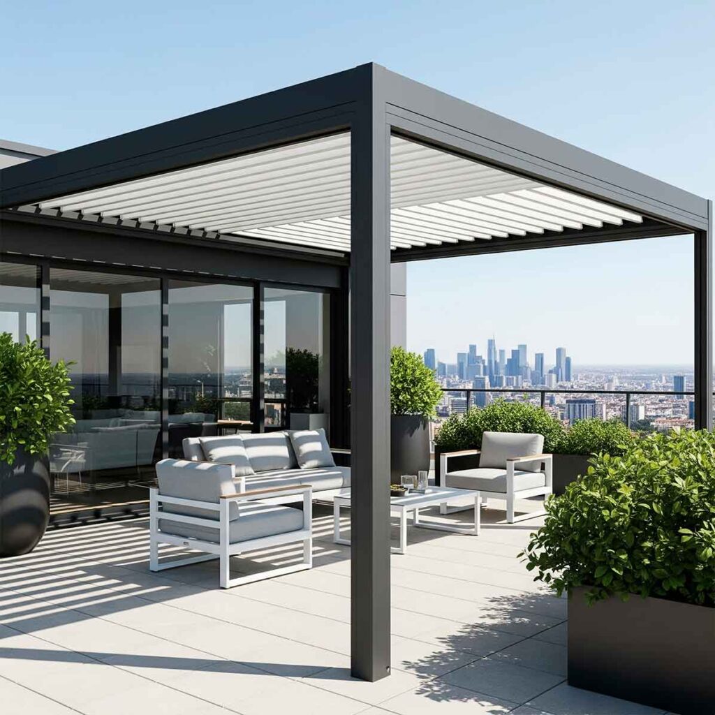 Pérgola bioclimática ático