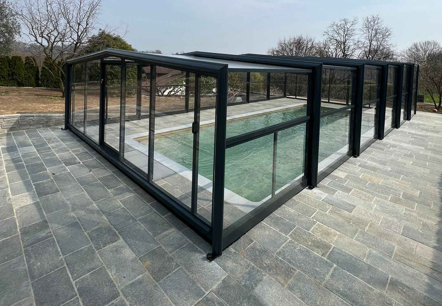 abri de piscine coulissant