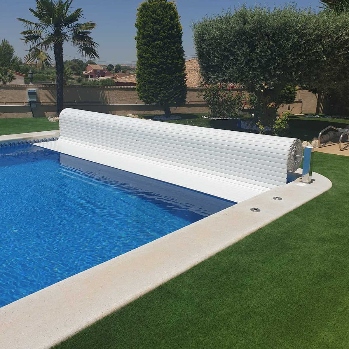 polycarbonat lamellen pool