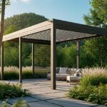 Pérgola bioclimática en Madrid
