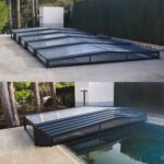 Cubierta de piscina retractil