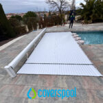 cubierta de piscina sin anclajes